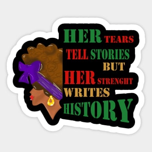 Black Month History Sticker